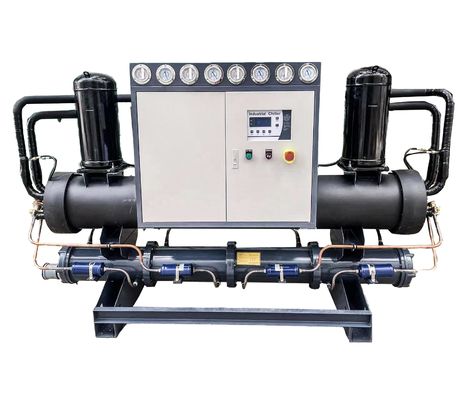 JLSK-40HP низкошумный охлажденный водой скрут-хиллер с микропроцессорным контроллером