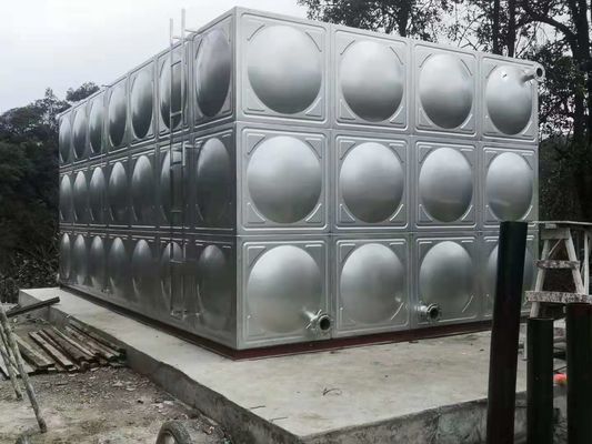 Изолированные полированные резервуары для воды из нержавеющей стали 1,0 МПа 0,6 МПа для наружного использования