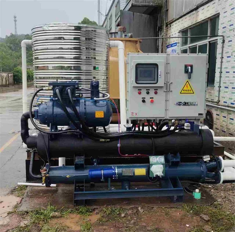 JLSW-30AD взрывостойкий водяной чиллер, винтовый водяной чиллер для нефтепереработки